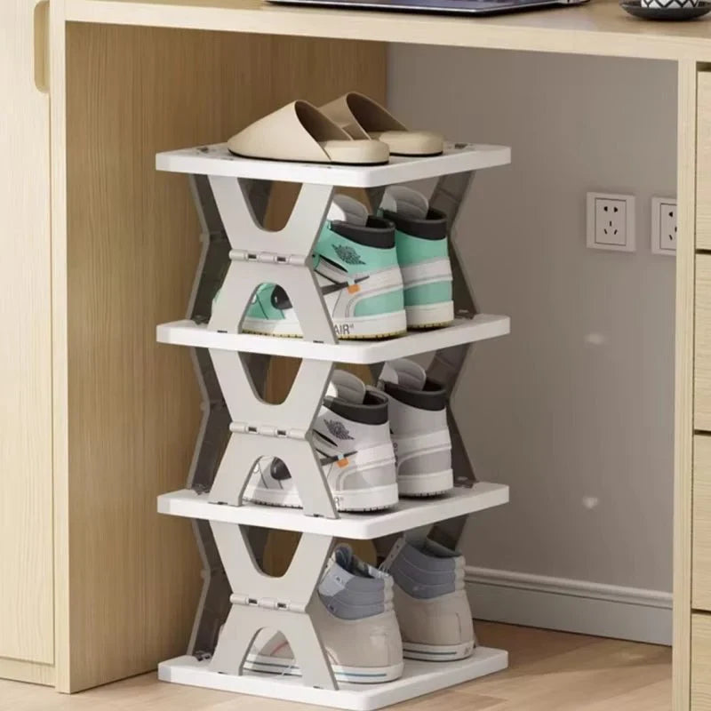 X-Shaped Shoe Rack